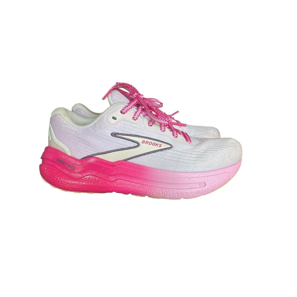 Brooks Ghost Max 2 woman’s 9 pink fuchsia empower her running walking sneakers
